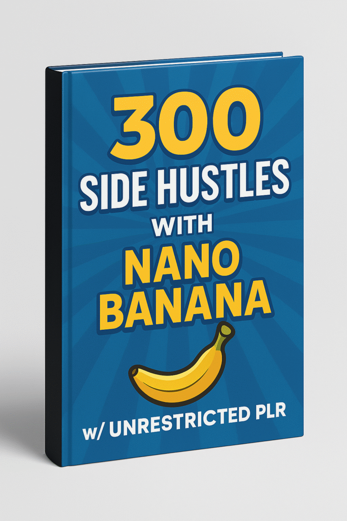 Side Hustles with Nano Banana PLR